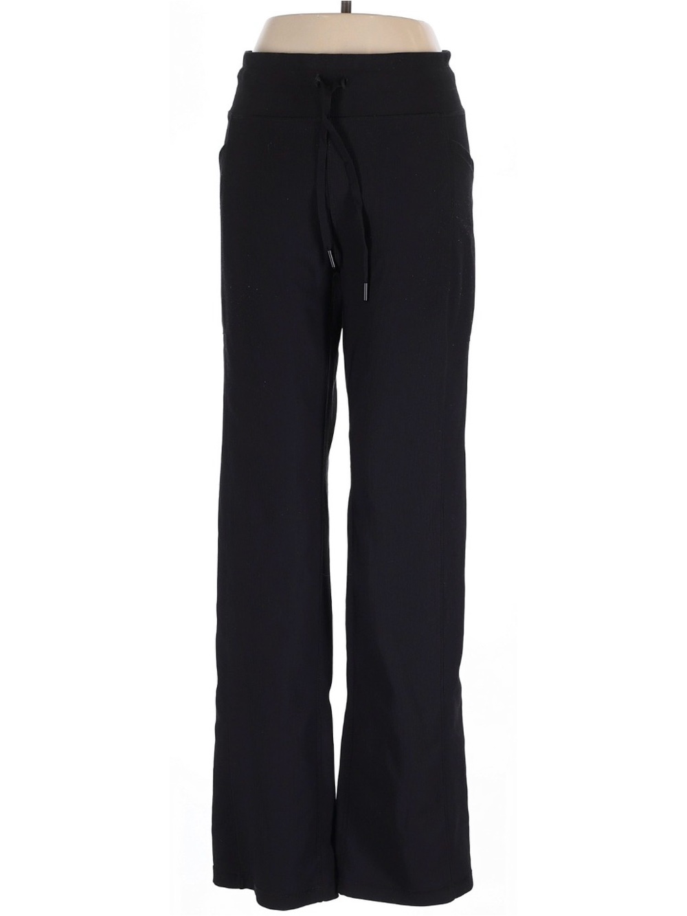 32 Degrees Black Straight-Leg Drawstring Pants